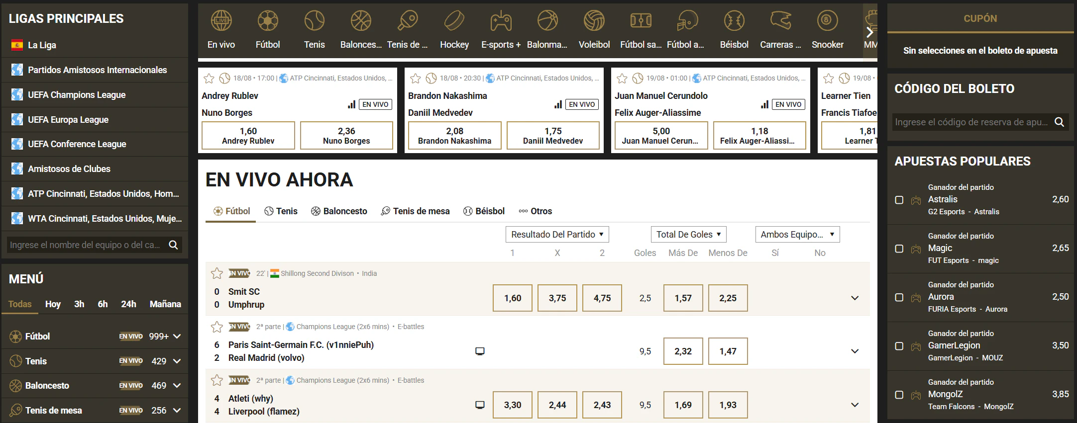 Casinoly Casino apuestas deportivas y esports